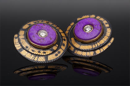Boyd.Purple Earrings