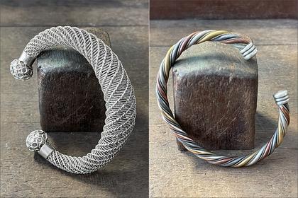 Cheminee.wire bracelets