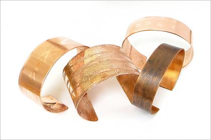 New.Cuffs in copper