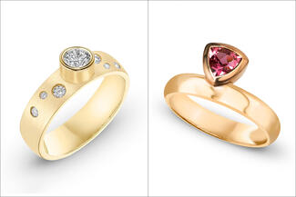 Baird.gold rings