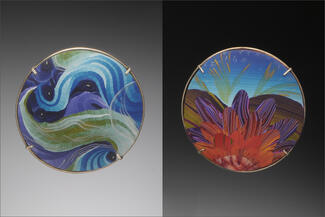 Bishoff.polymer wave and flower