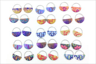 Bishoff.polymer earrings
