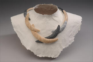 Bishoff.polymer necklace