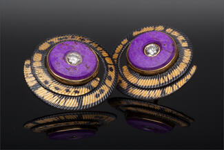Boyd.Purple Earrings