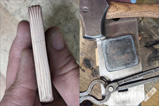 Burris.mokume billets