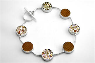 Burris.mokume necklace