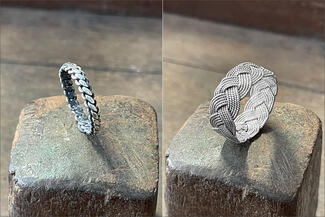 Cheminee.wire rings