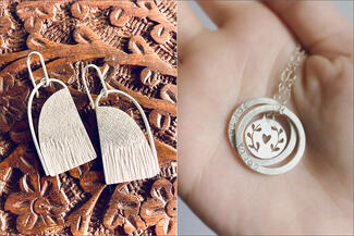 Evans.Earrings and Pendant