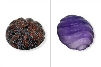 Gardner.purple and multicolor stone