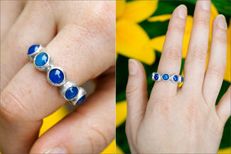 Glimp.fused bezel cup ring