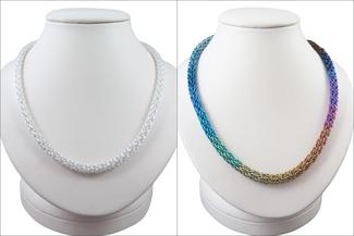 Karon.Chain in Bright Silver and Rainbow