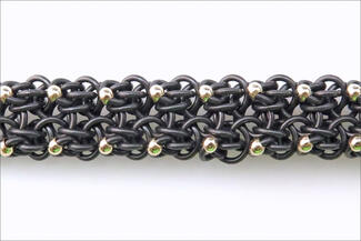 Karon.close up of dark bracelet