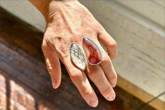 Keast.cab double oblong ring