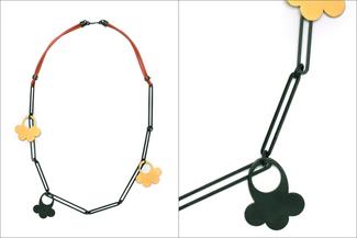 Leppo.steel and gold chain