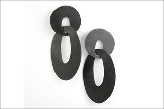 Leppo.steel sheet earrings