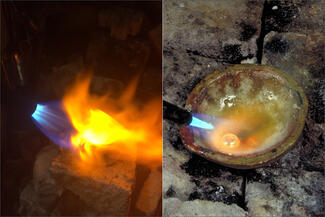 LewtonBrain.fire and melted metal