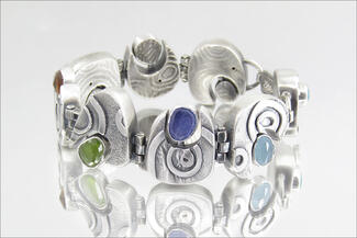 McKeown.silver cab bracelet