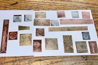 New.etching samples