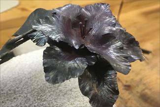 Pastel.forged flower