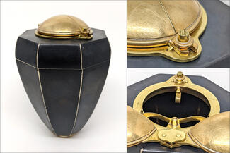 Quinn.scarab container with open and close images