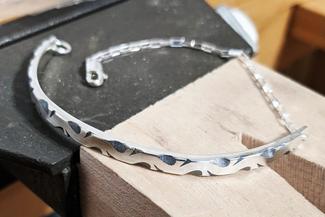 Vanaria.File Carved Bracelet