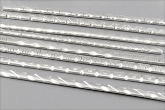Vanaria.File Carved Silver Wires