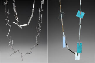 Werger.argentium square necklace