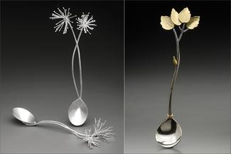 Werger.puff and gold leaf spoon