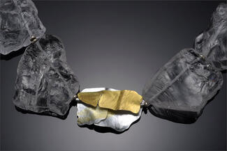 Werger.silver and gold pendant