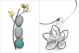 Werger.flower branch and flower necklace