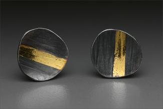 Werger.dark silver with gold stripe