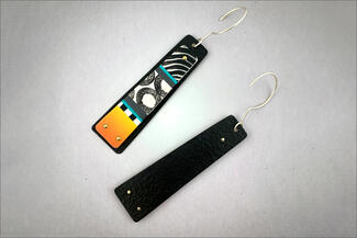 Yuhr.rectangular earrings