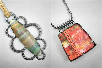 Yuhr.polymer tab pendants