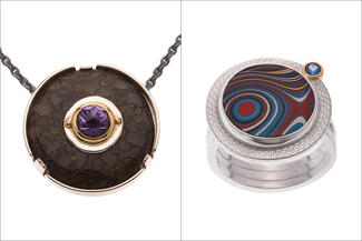 Gardner.circular ring and pendant