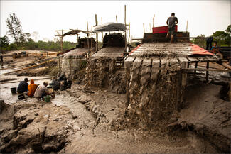 Dwane.muddy waterfall