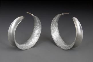 Eid.silver earrings