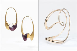 Good.gold wiggly forms