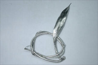 Grandi.leaf braclet in silver
