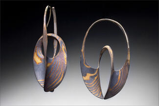 Leblanc.mokume earrings