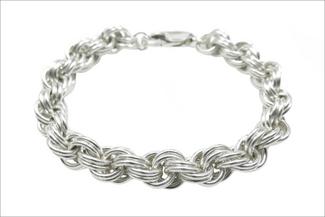 Karon.double spiral bracelet closed