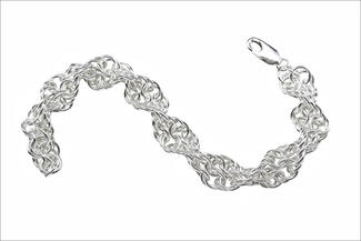 Karon.inverted spiral bracelet open