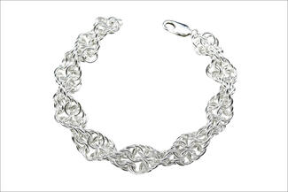 Karon.inverted spiral bracelet round