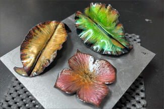 Pastel.enameled flora