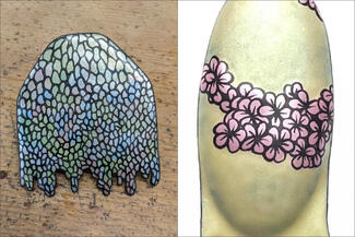 Pellini.luster enamel samples