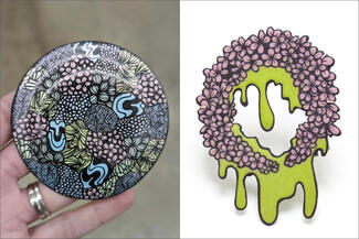 Pellini.luster enamel textured forms