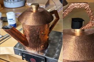 Vanaria.copper teapot